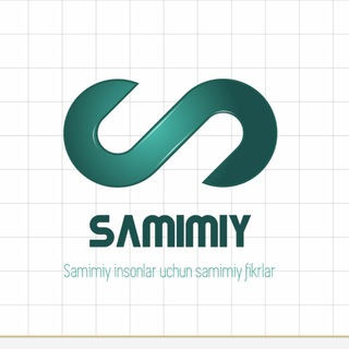 Telegram kanalining logotibi samimiyon — Samimiy