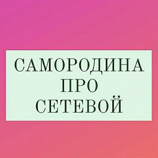Логотип телеграм канала @samorodina_pro_setevoi — Самородина про сетевой