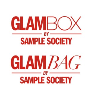 Логотип телеграм канала @samplesociety — GlamBox. Те самые коробочки красоты