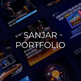 Telegram kanalining logotibi sanjar_portfolio — Grafik dizayner