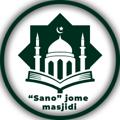 Logo saluran telegram sano_uz — "SANO" jome masjidi 🕌 (Rasmiy kanal)