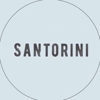 Логотип телеграм канала @santorini_atelier — SANTORINI
