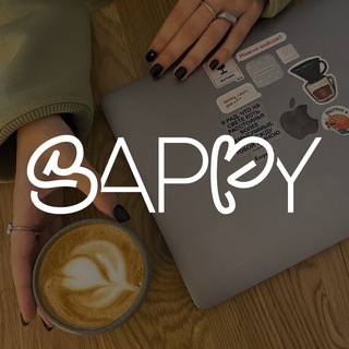 Логотип телеграм канала @sappycomputer — Кофейни для работы 💻
