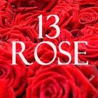 Логотип телеграм канала @saransk_13rose — 13 ROSE ♥️ ЦВЕТЫ Саранск