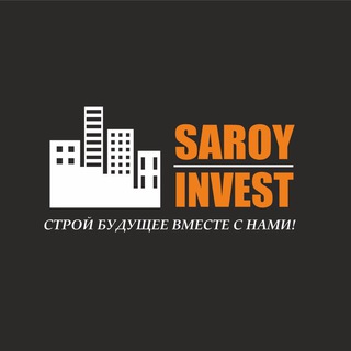 Логотип телеграм канала @saroyinvest_uz — НОВОСТРОЙКИ от Застройщика «Saroy Invest»