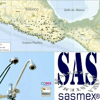 Logotipo del canal de telegramas sasmextwitter - SASMEX México 🇲🇽