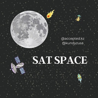 Логотип телеграм канала @sat_space — SAT SPACE 🚀