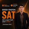 Telegram kanalining logotibi satelbek_1550 — 17-18-sentabr |SAT dan yuqori natija olish sirlari| Asatullayev Elbek