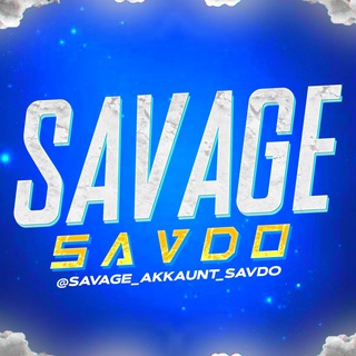 Telegram kanalining logotibi savage_akkaunt_savdo — SAVAGE SAVDO 🛒