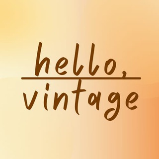 Логотип телеграм канала @savinavintage — Hello_vintage.vl