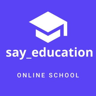 Telegram арнасының логотипі say_education — Ағылшын тілі | Say Education
