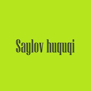 Telegram kanalining logotibi saylovhuquqi — Saylov huquqi