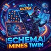 Логотип телеграм канала @schemaminessignal — Schema | Mines 1WIN
