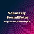 Telegram channel Scholarly SoundBytes logo