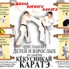 Логотип телеграм канала @schoolcombatkarate — ⛩ШКОЛА БОЕВОГО КАРАТЭ🥋