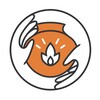 Логотип телеграм канала @schoolkrug — Гончарная школа Ростов-на-Дону «КРУГ»