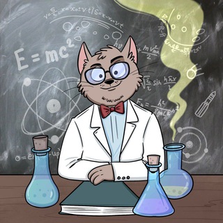 Логотип телеграм канала @scienceandcats — Наука и котики