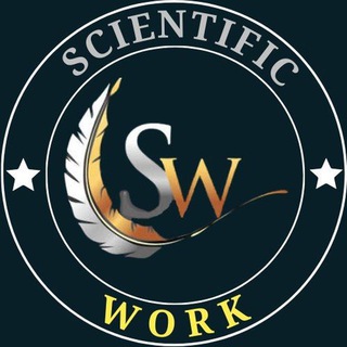 Logo saluran telegram scientic_work — SCIENTIFIC WORK