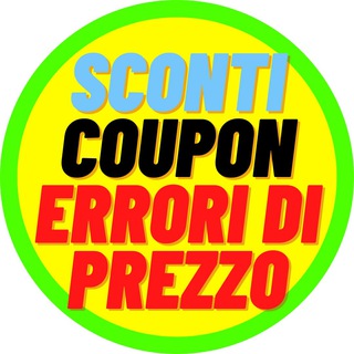 Logo del canale telegramma sconti_coupon - 🏷 Sconti Coupon Errori di Prezzo 💲