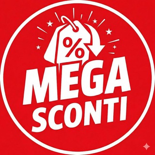 Telegram kanalining logotibi sconti_mega — 𝗠𝗘𝗚𝗔 𝗦𝗖𝗢𝗡𝗧𝗜 𝗘 𝗢𝗙𝗙𝗘𝗥𝗧𝗘 🛍️🛒