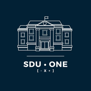 Логотип телеграм канала @sdu_one — SDU • ONE