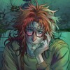 Логотип телеграм канала @seamorichan — пятна крови и сердечная боль