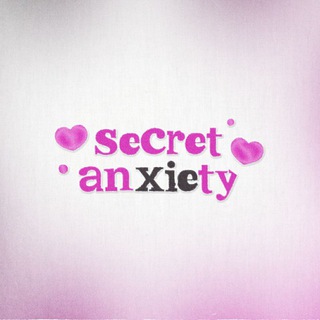 Logo saluran telegram secretanxiety — secret anxiety | RPINNED.