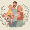 Логотип телеграм канала @semeynyyochag — Семейный очаг