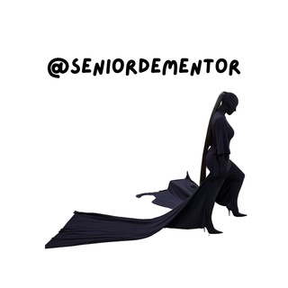 Логотип телеграм канала @seniordementor — Дементор сарказма 😎