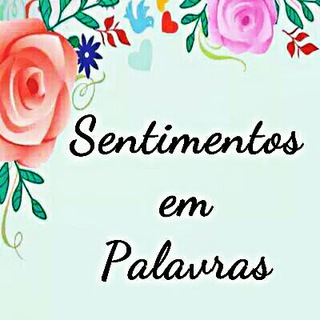 Telegram channel Sentimentos em Palavras logo