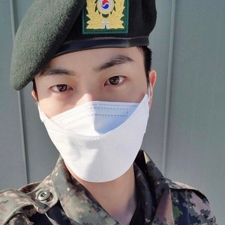 Логотип телеграм канала @seokjininthemilitary — отсчет до возвращения джина