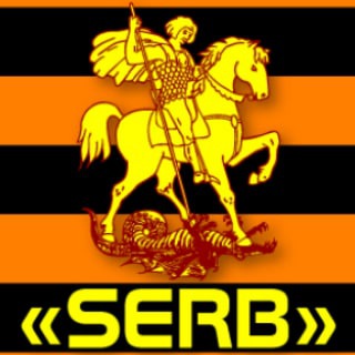 Логотип телеграм канала @serb_russia — SERB 👊