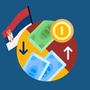 Logo of telegram channel serbia_exchange_rates — Serbia Exchange Rates