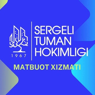 Логотип телеграм канала @sergelihokimiyati — Sergeli tuman hokimligi Xокимият Сергелийского района