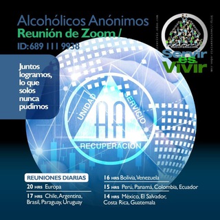 Logotipo del canal de telegramas serviresvivir - Alcohólicos Anónimos Grupo Virtual Servir es vivir