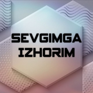 Telegram kanalining logotibi sevgimga_izhorim — ❤️ Sevgimga_Izhorim❤️