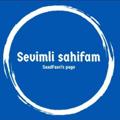 Telegram kanalining logotibi sevimlisahifamiz — 𝑆𝐸𝑉𝐼𝑀𝐿𝐼 𝑆𝐴𝐻𝐼𝐹𝐴𝑀 | ⁞❉💥┋♩