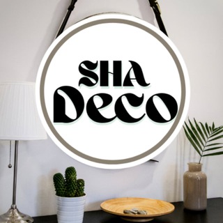 Логотип телеграм канала @sha_deco — SHA Deco 🎨🛠🛋