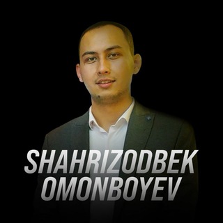 Logo of telegram channel shahrizodbek_omonboyev — Shahrizodbek Omonboyev | Personal Blog