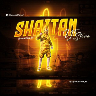 टेलीग्राम चैनल का लोगो shaitan_bgmi_store — SHAITAN BGMI STORE 😍