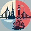 Логотип телеграм канала @shanghai_spb — Клуб межкультурного диалога "От Петербурга и Шанхая до Владивостока и Гонконга - 100 лет общественной дипломатии"