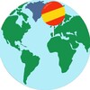 Логотип телеграм канала @sharelocations — Расшарь локейшен — сейчас в Испании