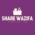 Logo saluran telegram sharewazifa — SHARE WAZIFA 💻 - وظايف - كورسات - نصائح مهنية