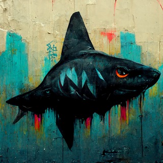 Логотип телеграм канала @sharkystorm — BrentON