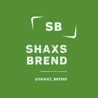 Logo of telegram channel shaxs_brend — SHAXS BREND💚⛓