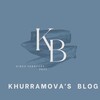 Telegram kanalining logotibi shaxsiy_f1krlarim — Khurramova's blog👩‍🎓