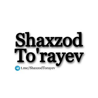 Telegram kanalining logotibi shaxzodtorayev — Shaxzod To'rayev | IELTS 7