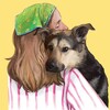 Логотип телеграм канала @shbs_dogs — Школа благополучия собак