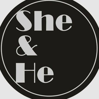 Логотип телеграм канала @sheandhebrand — She&He