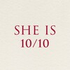 Логотип телеграм канала @sheis10l10 — She is 10/10